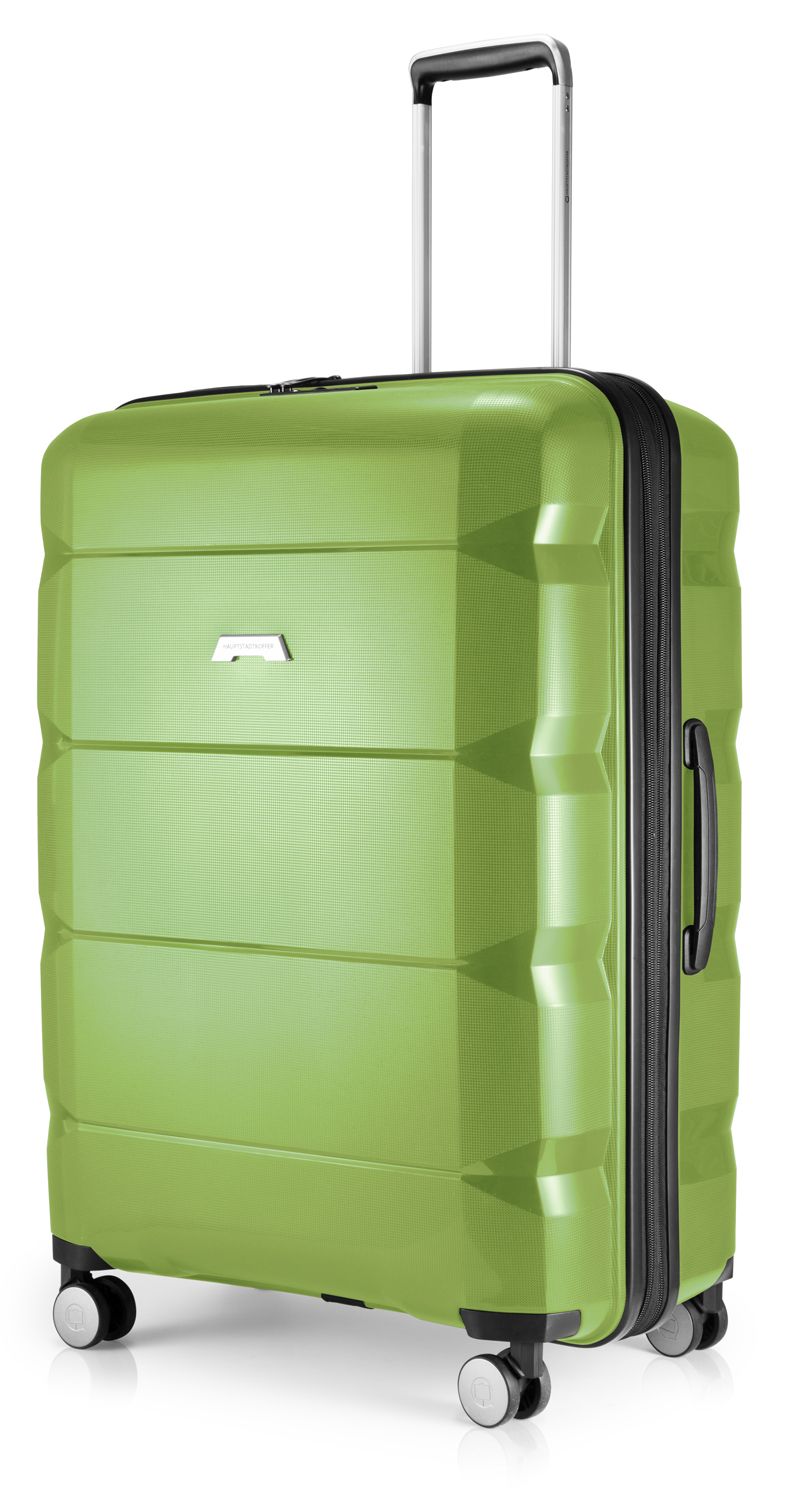 Britz - mala rígida com rodinhas, aprovada pela TSA, 75 cm, 115 litros, verde escuro
