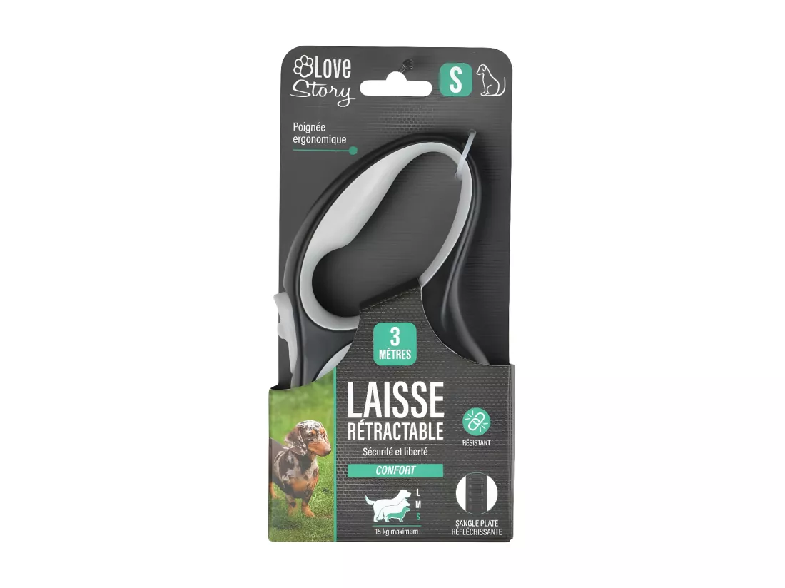 Laisse rétractable 
