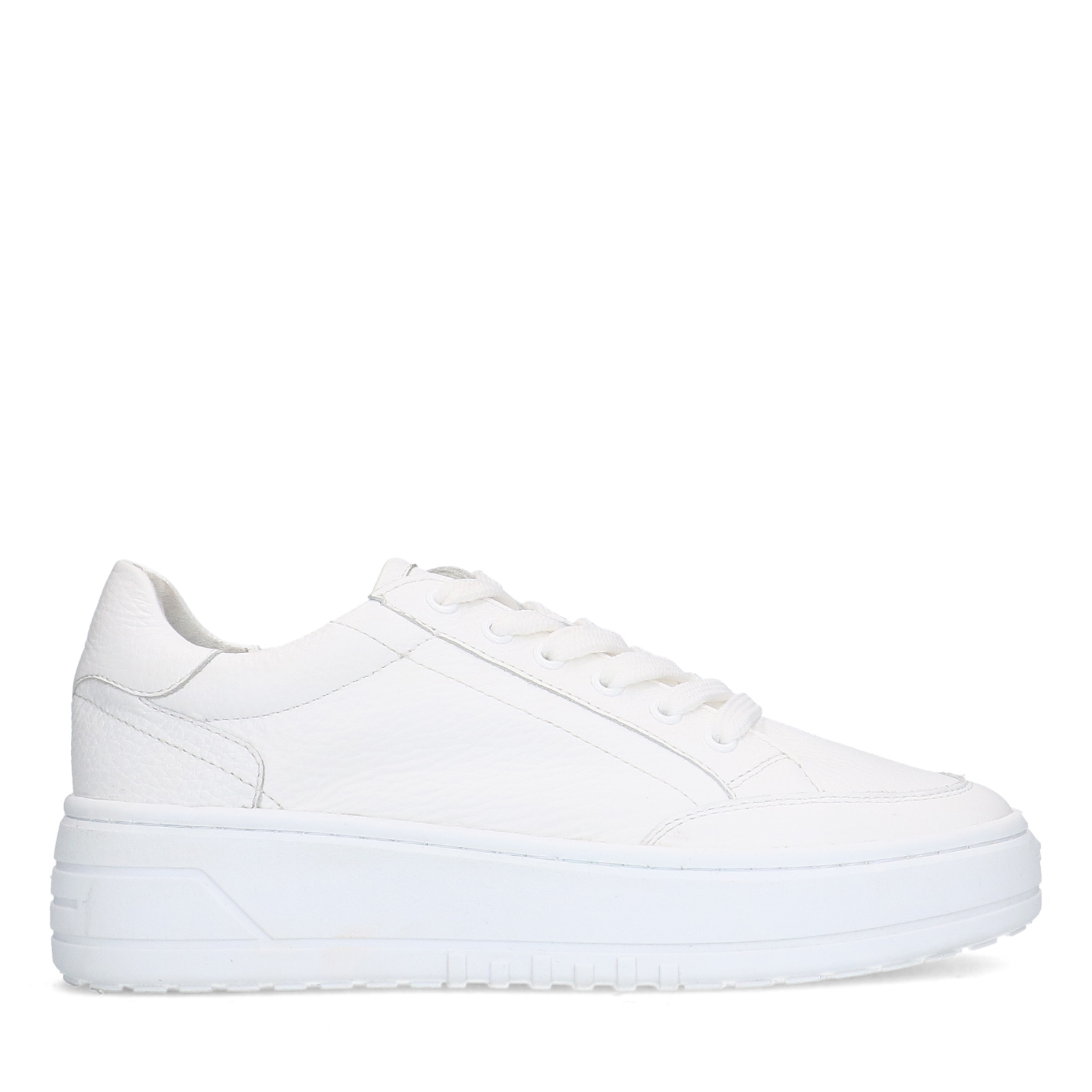 Witte leren sneakers