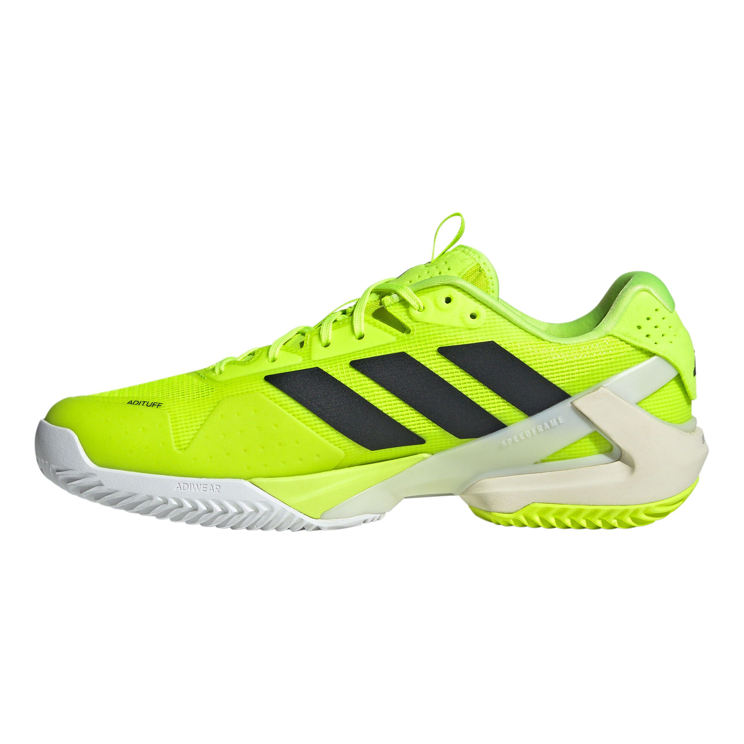adidas Adizero Ubersonic 5 Chaussure Terre Battue Hommes - Jaune Lemon, Noir