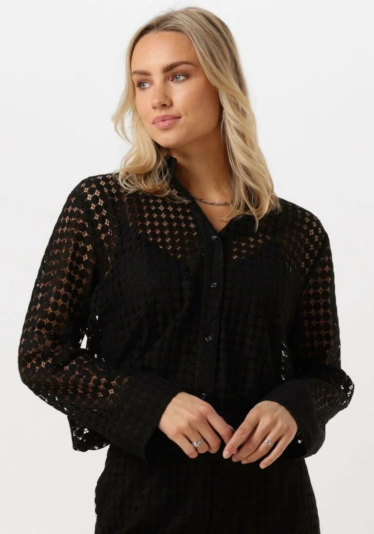 MODSTR\u00D6M zwarte modstr&ouml;m blouse hattiemd shirt