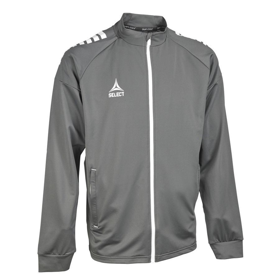 Select Maillot d'Entraînement Zip Espagne V25 - Gris/Blanc