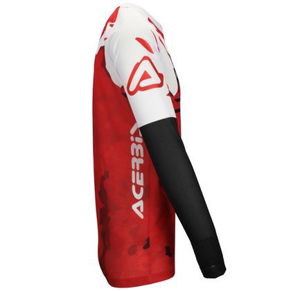 Maillot cross Acerbis J-WINDY VENT WATERMARK - Rouge / Blanc
