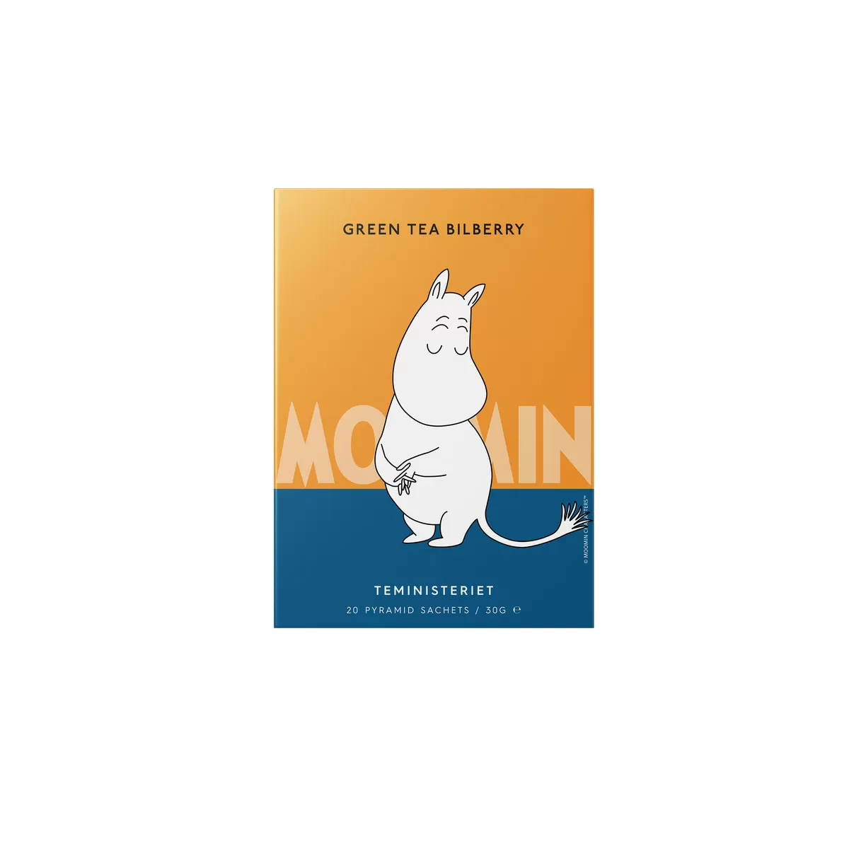 Teministeriet Moomin Green Tea Bilberry pyramider - 20 stk.