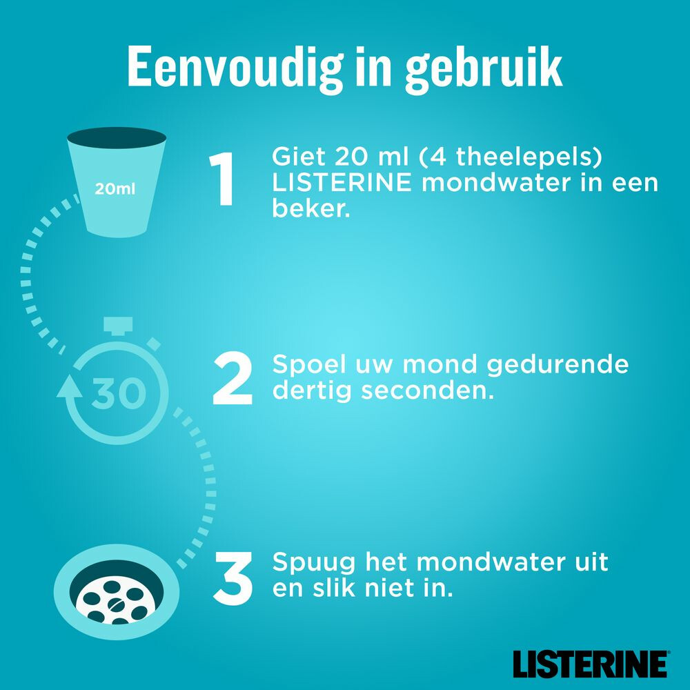 Listerine Mondwater Cool Mint Reisverpakking95 ml