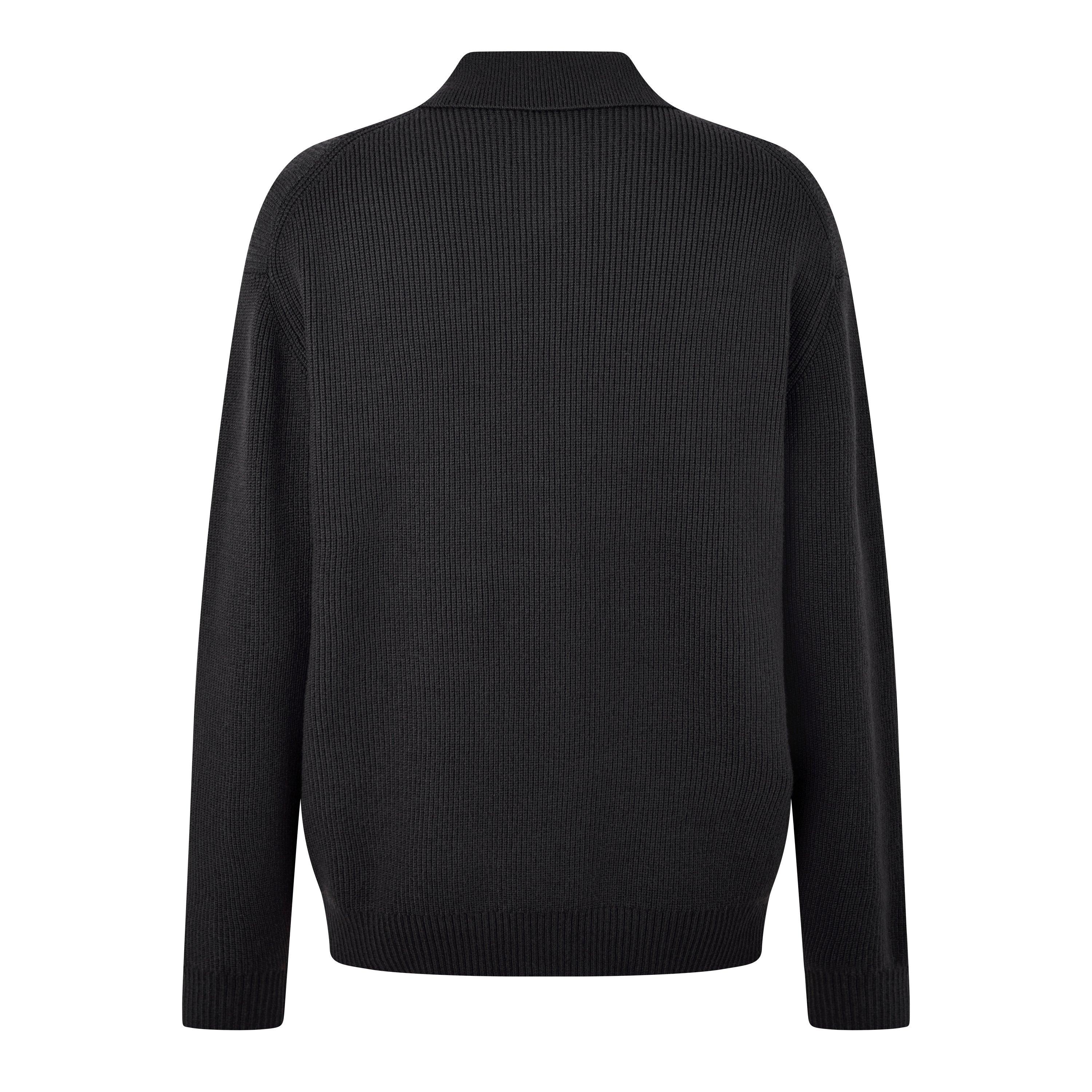 Jack Wills JW Quarter Zip Rib Jumper