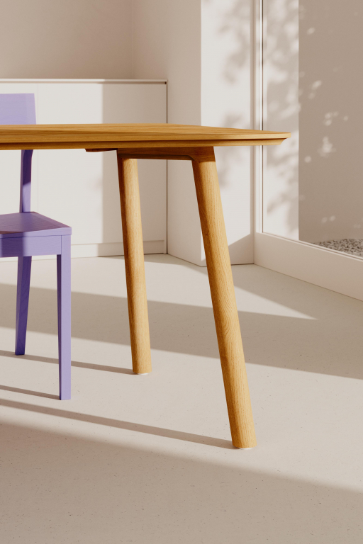 Objekte unserer Tage Meyer 23 tafel 200x92 waxed eiken, white pigment