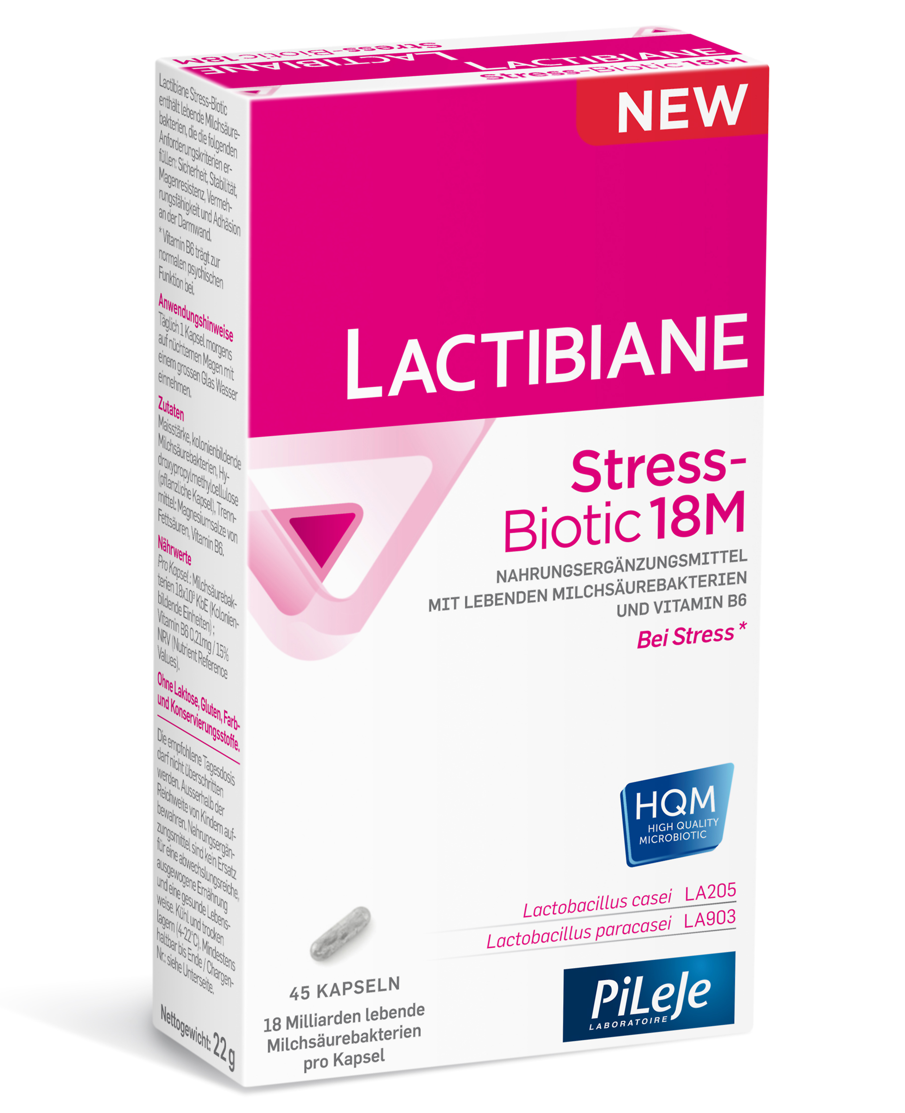 LACTIBIANE Stress-Biotic 18M<br>45 Stück, Kapsel