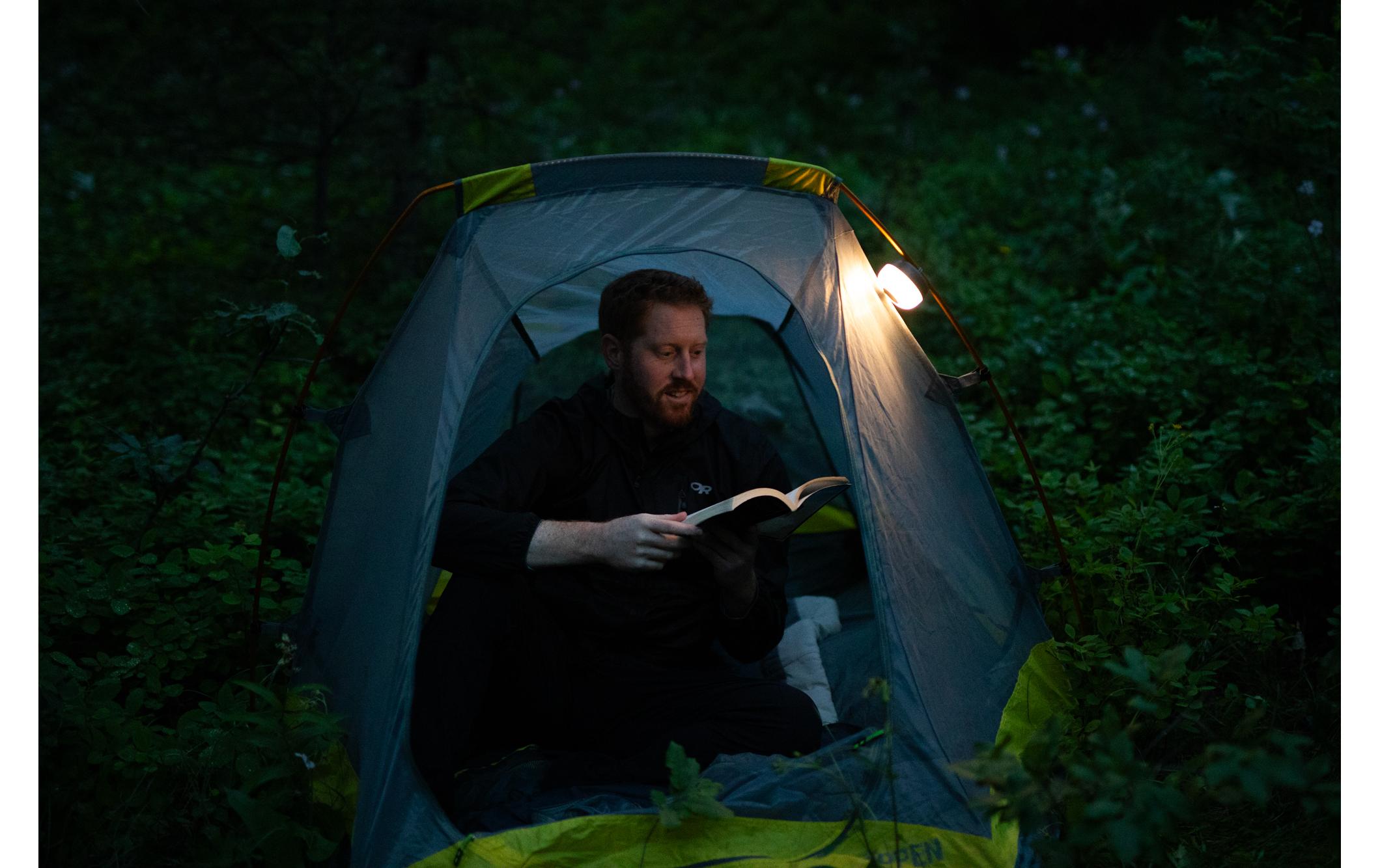 Laterne AlpenGlow Mini AnthrazitDimmbare Campinglampe