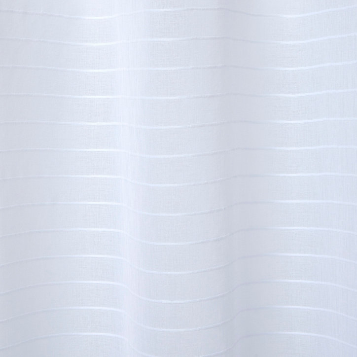 Voilage GoodHome Batma blanc l.140 x H.260 cm