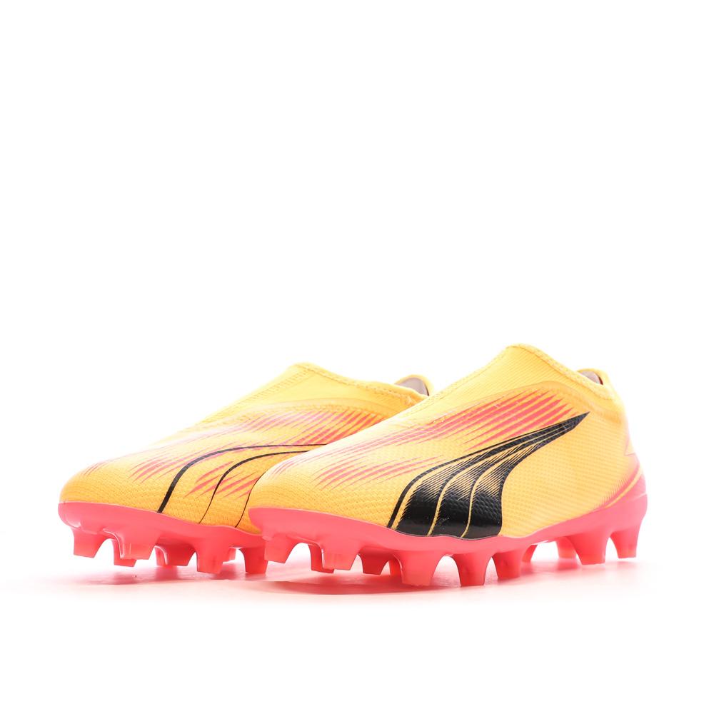 Puma Chaussures de football Orange/Rose Garçon/Fille Puma Ultra Match