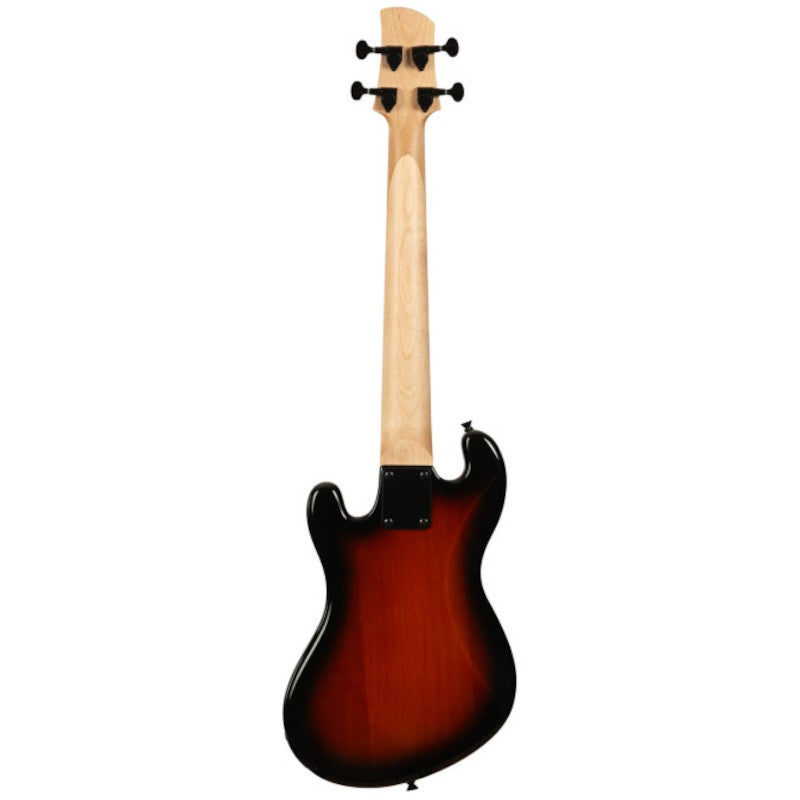 Kala Solid Body 4-String Fretless U-Bass Tobacco Burst fretloze elektrische basgitaar met gigbag
