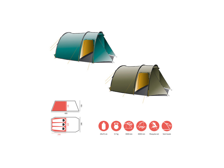 3-persoons tent Robson 3