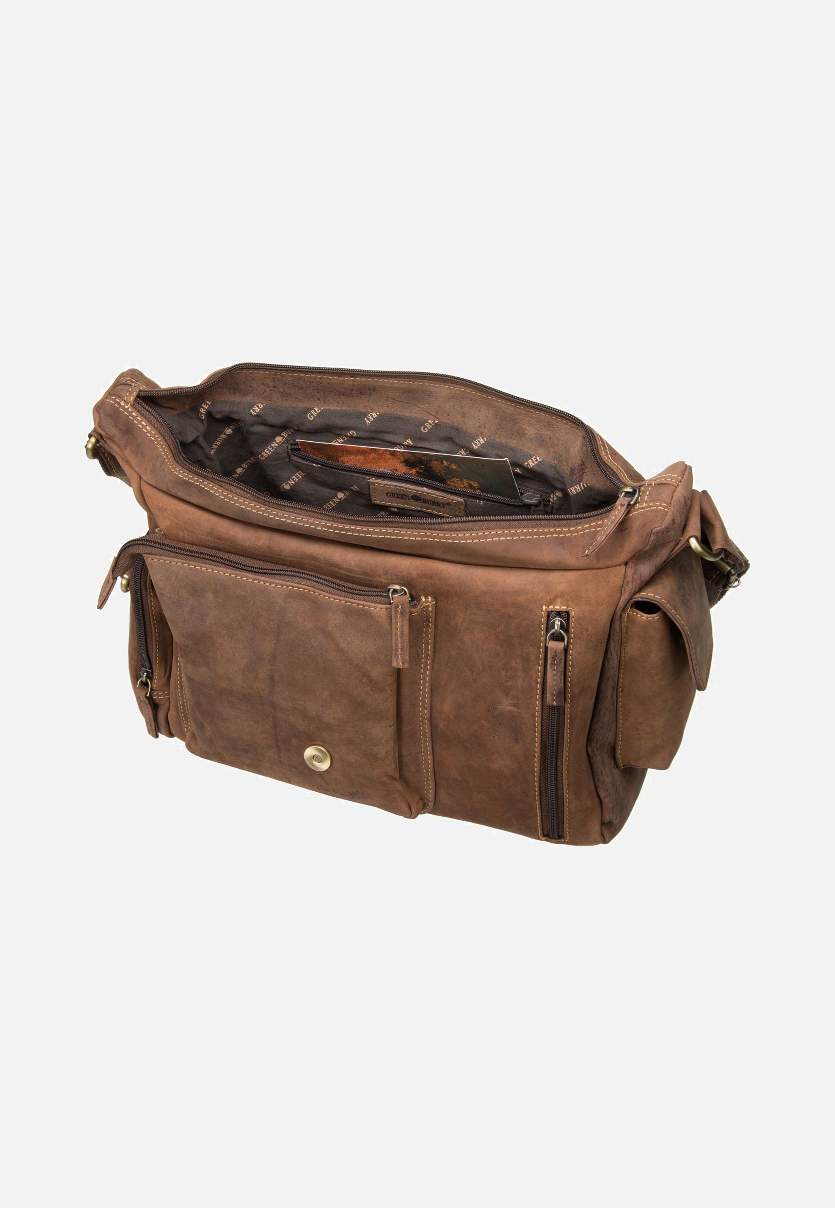 Vintage New Hunting Bag II Sattelbraun - Crossbody Bag