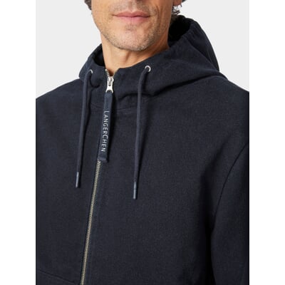 Herren-Blousonjacke mit Kapuze, Navy