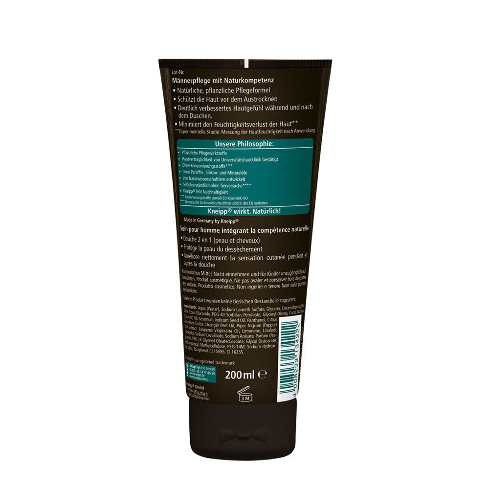 Kneipp® 2 IN 1 Dusche Männersache 2.0