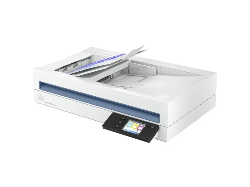 HP Scanjet Pro N4600 fnw1 - Dokumentscanner - Contact Image Sensor (CIS) - Duplex - 216 x 5362 mm - 600 dpi x 1200 dpi - op til 40 ppm (mono) / op til 40 ppm (farve) - ADF (100 ark) - op til 6000 scanninger pr. dag - Gigabit LAN, USB 3.0, Wi-Fi(n)