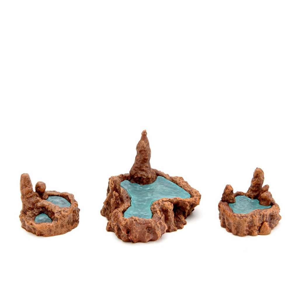WarLock 4D: Caverns Accessory - Mushrooms & Pools