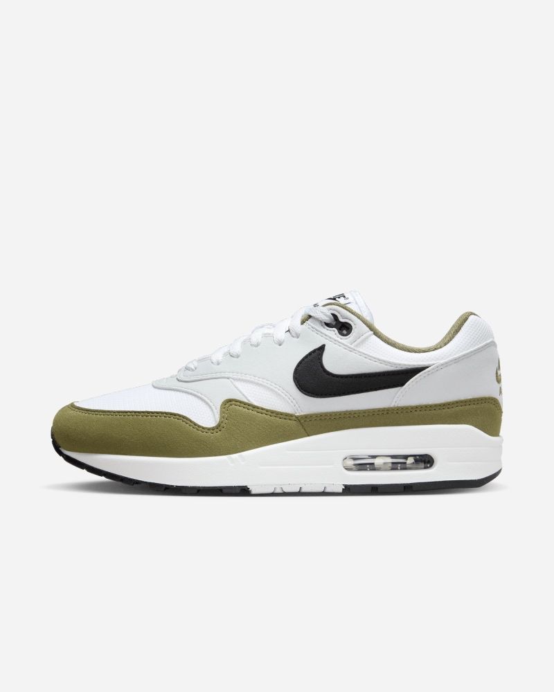 Chaussures Nike Air Max 1 Blanc & Vert pour homme