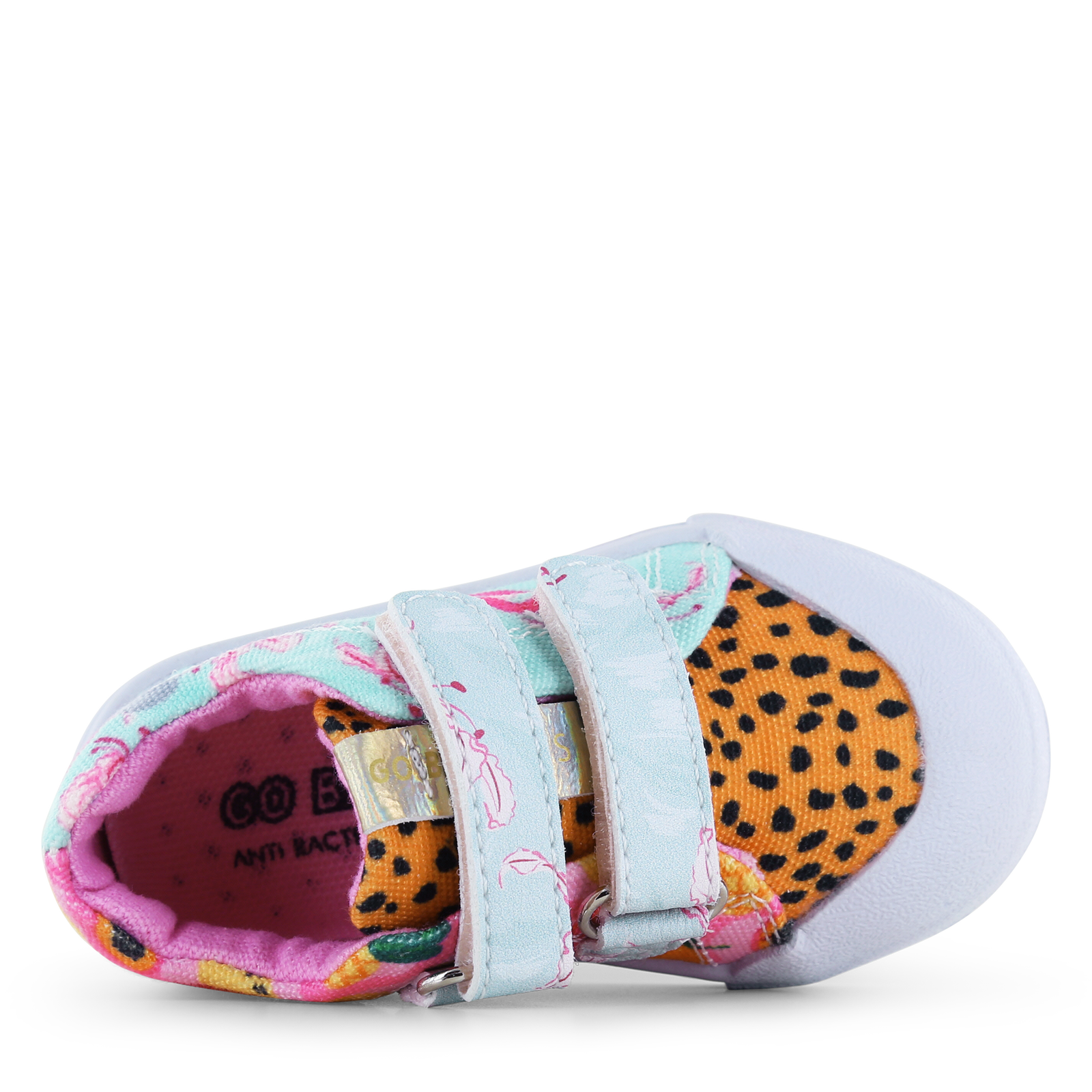 Go Bananas sneaker klittenband - Koala Canvas | Meisjes schoenen