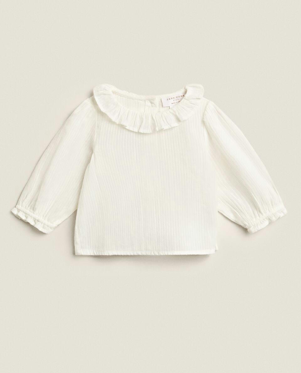 CAMISETA DE BEBÊ COM BABADO
