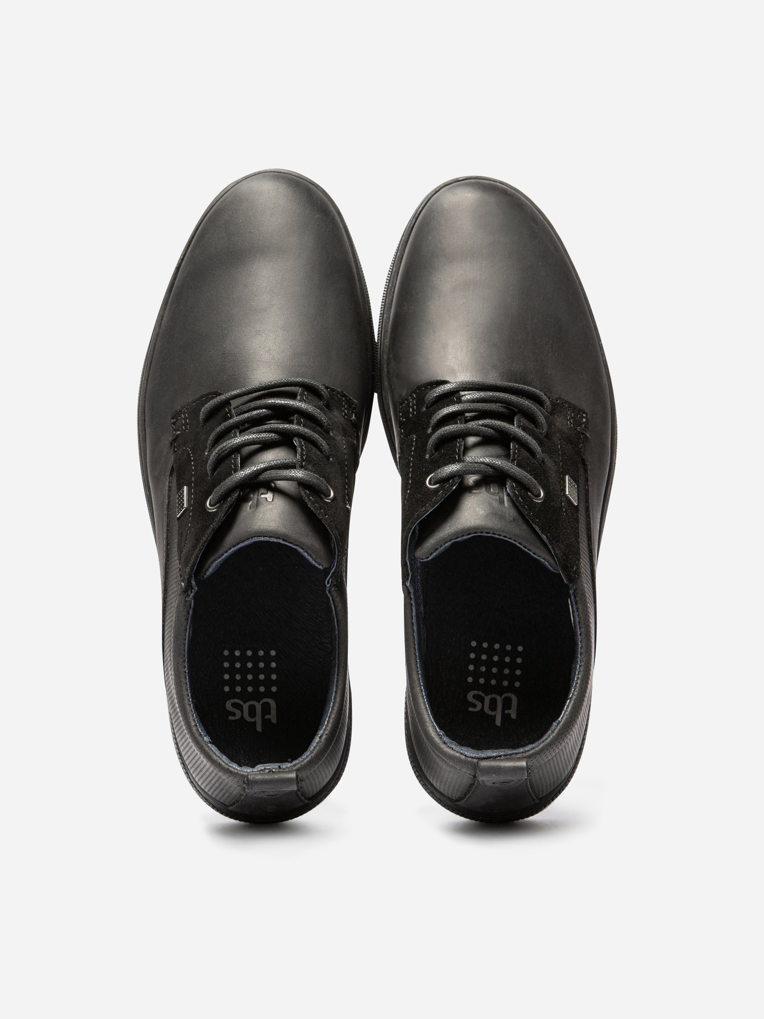 Derbies Homme En Cuir Noir