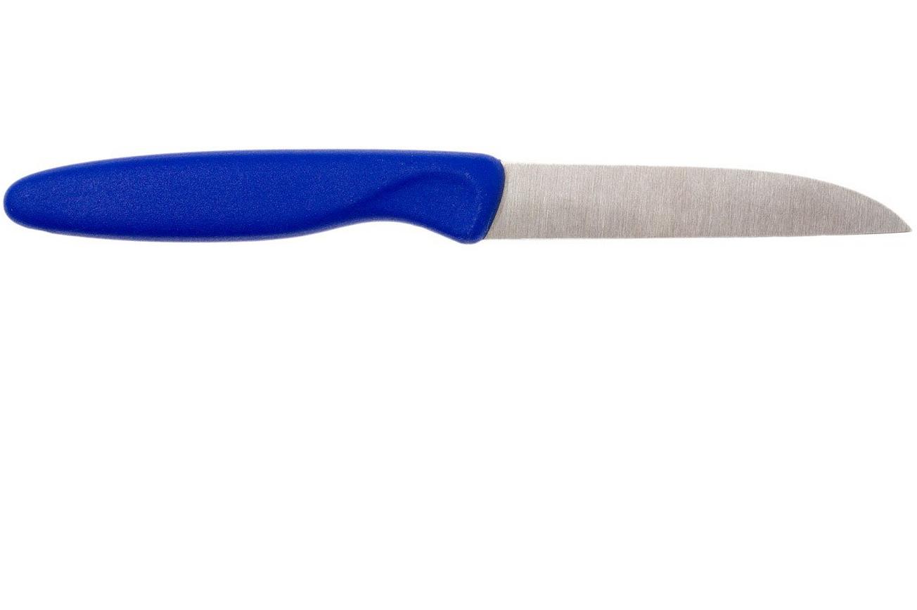 Robert Herder straight classic schilmes roestvaststaal, blauw, 8,5 cm