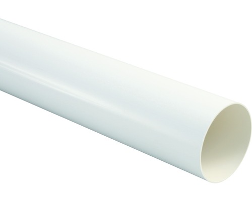 Marley ronde kunststof regenpijp, verkeerswit RAL 9016, DN 53 mm, 3000 mm