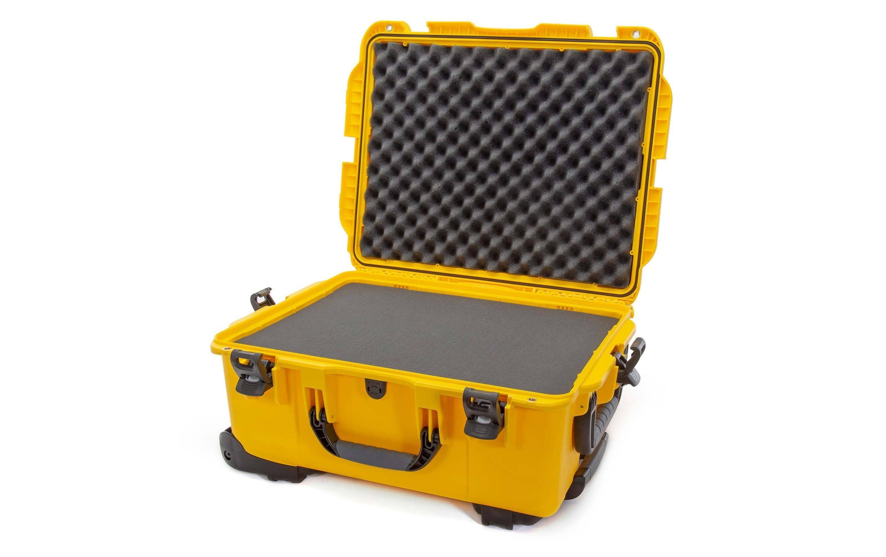 Kunststoffkoffer 955 - mit Schaum Gelb<br>Leichter, wasserdichter und robuster Hartschalenkoffer