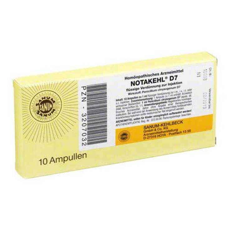 Notakehl D 7 Ampullen, 10X1 ml