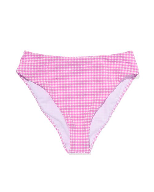 bas de bikini femme taille haute corail