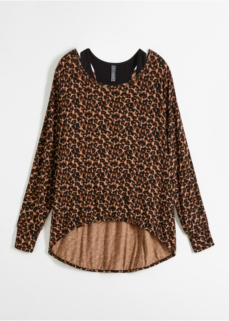 T-shirt long avec top (Ens. 2 pces.)