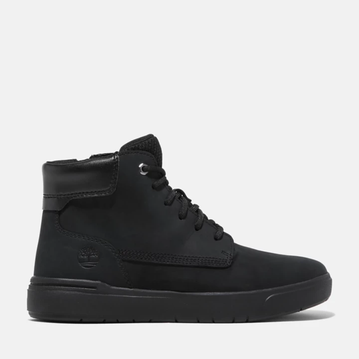 6-inch Boot Seneca Bay à zip latéral junior en noir