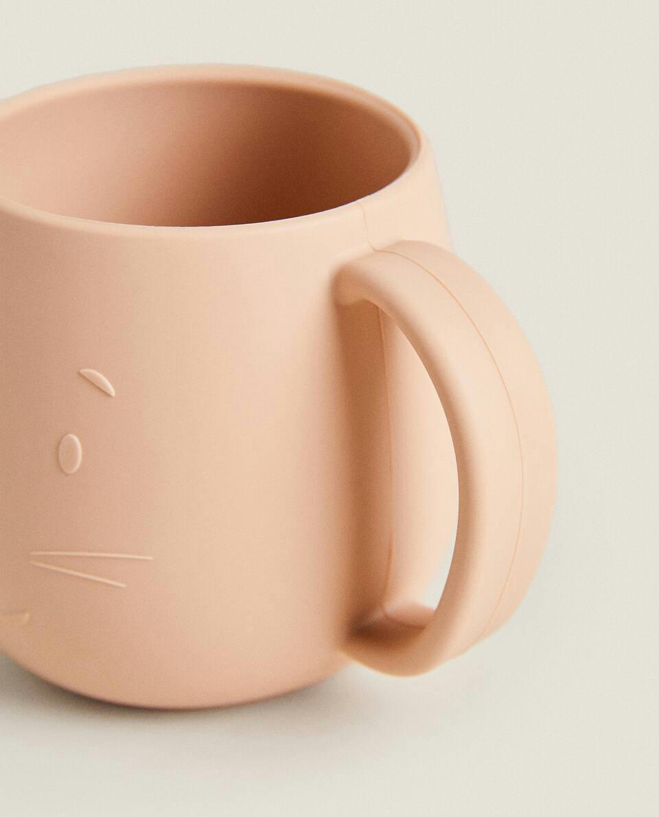 CANECA DE SILICONE EM FORMATO DE RATO