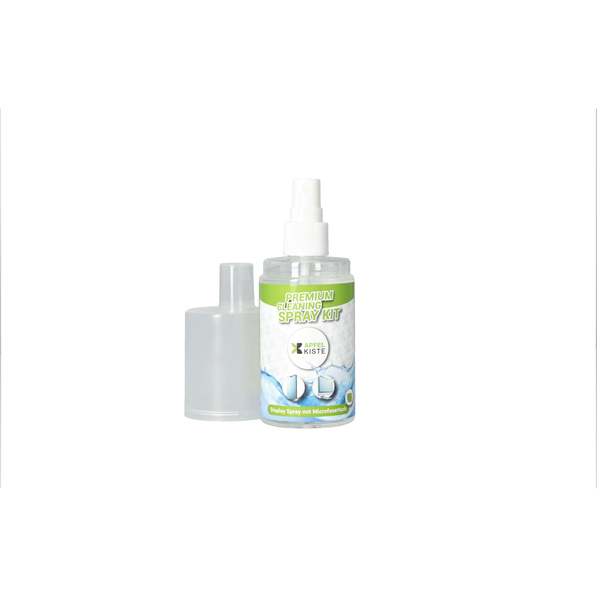 (120ml) Premium Cleaning Spray Kit Display Reinigungsspray Bildschirm Screen Cleaner Sprühflasche mit Mikrofasertuch