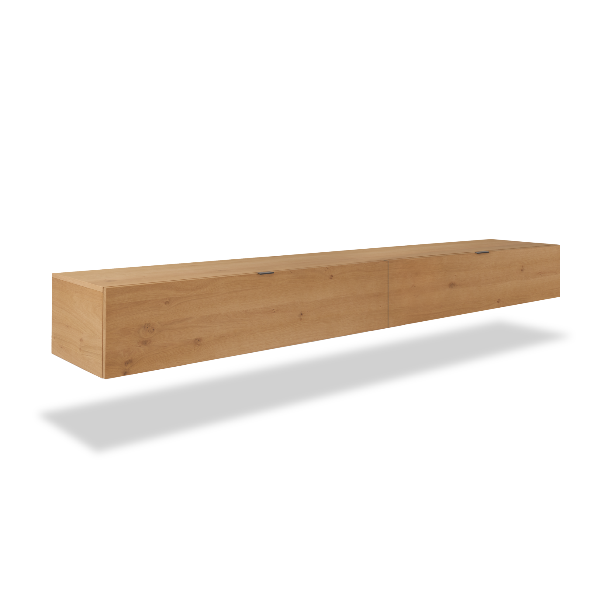 Tv meubel Woody hangend met klep 300 eiken