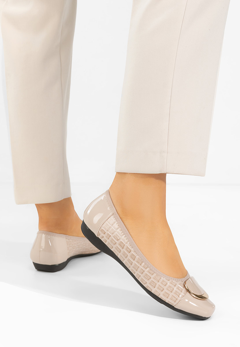 Chaussures élégantes femme beige Denosia
