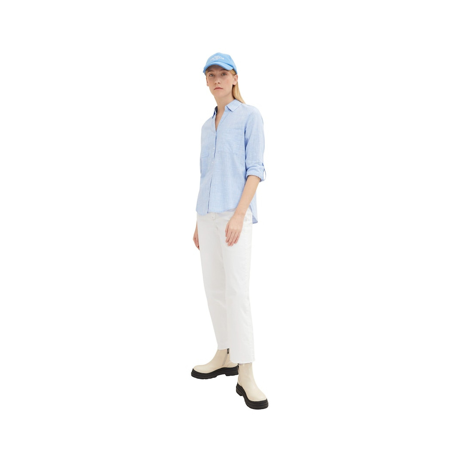 Tom Tailor Blouse with slub structure