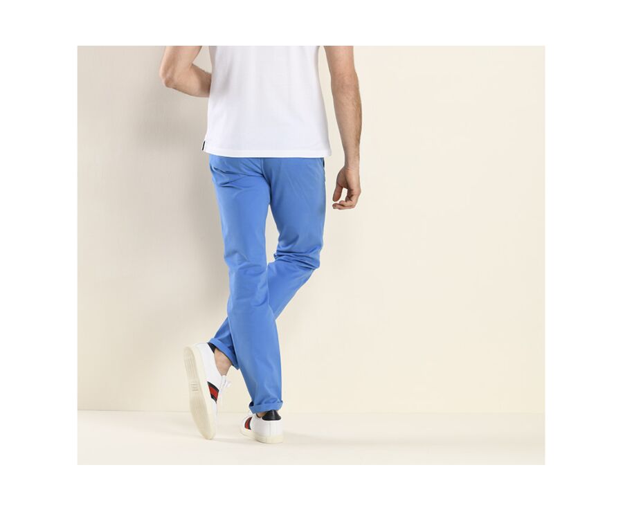 Pantalon chino homme Bleu Azur - KYRK