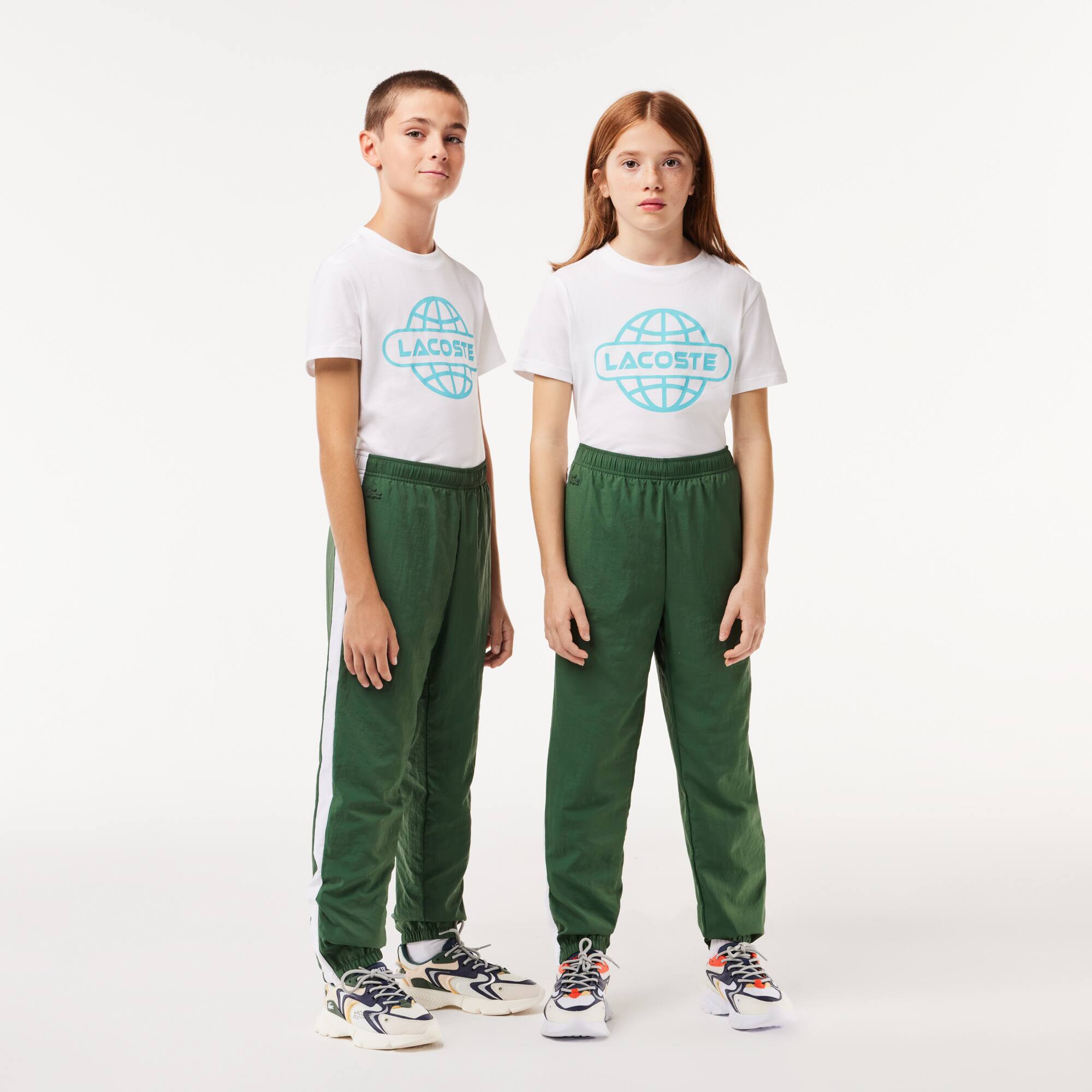 Trainingshose mit Colourblock Trainingsanzüge - Grün - Lacoste - Kinder