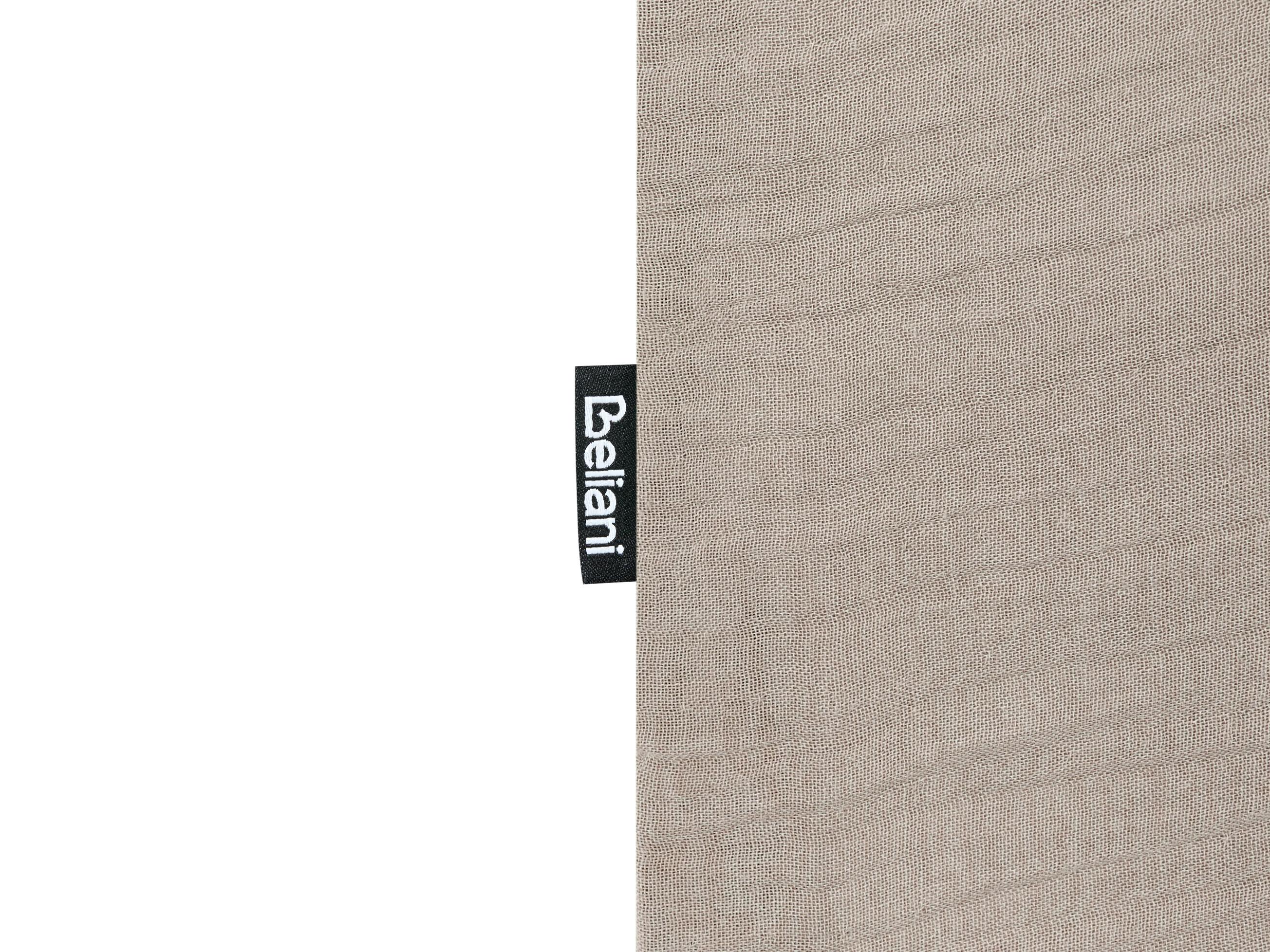 Dekbedovertrekset SUMNER Mousseline 220 x 240 cm Taupe