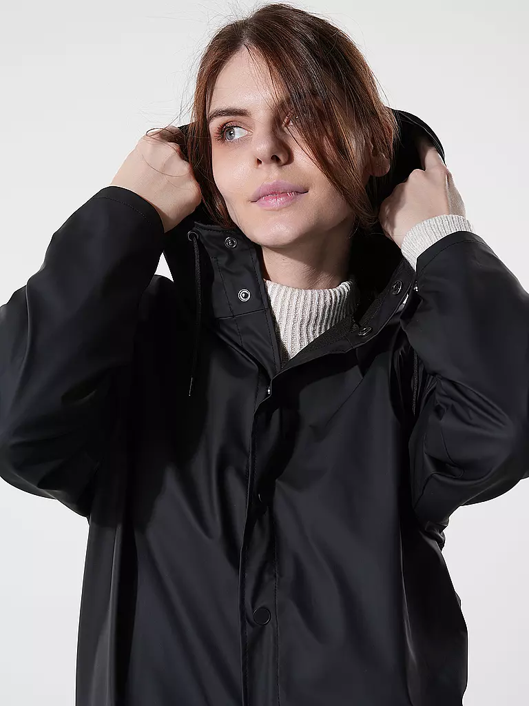 RAINS Parka - Regenjacke schwarz