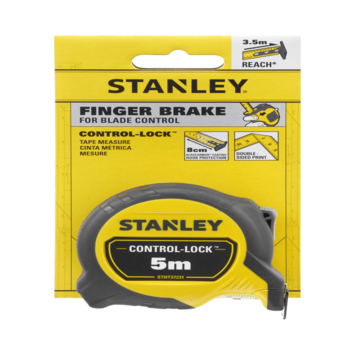 Stanley rolbandmaat Control-Lock 5 meter