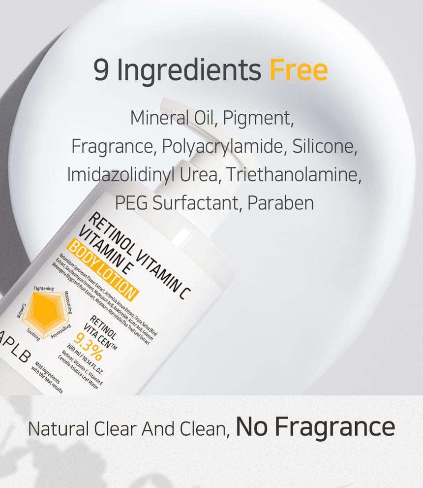 APLB - Retinol Vitamine C Vitamine E Bodylotion