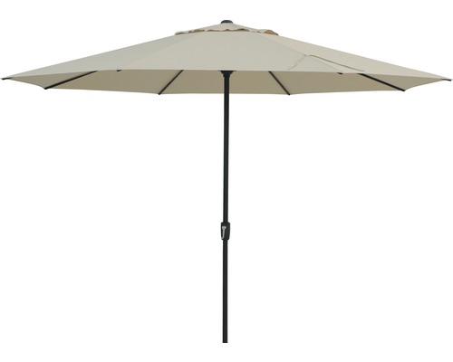 Cantilever parasol Nancy Soluna Ø 400 cm Polyester (PES) ecru