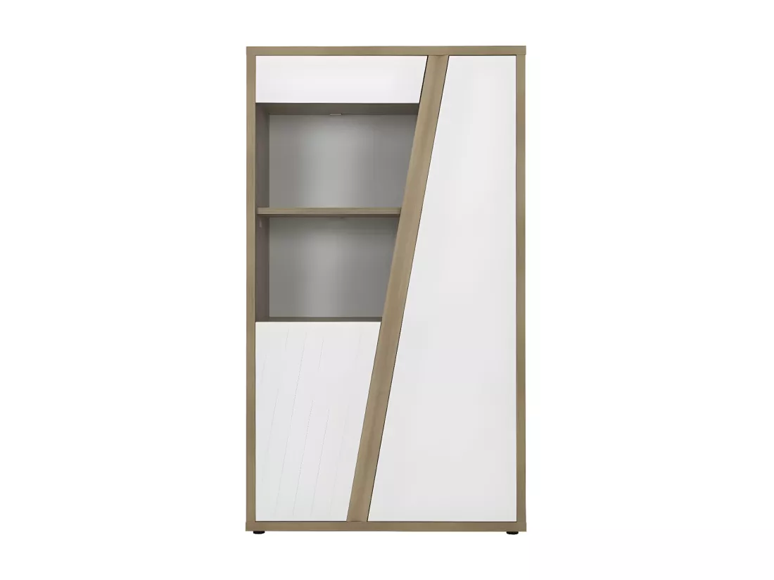 Vaisselier 2 portes Bois/Blanc - PURA