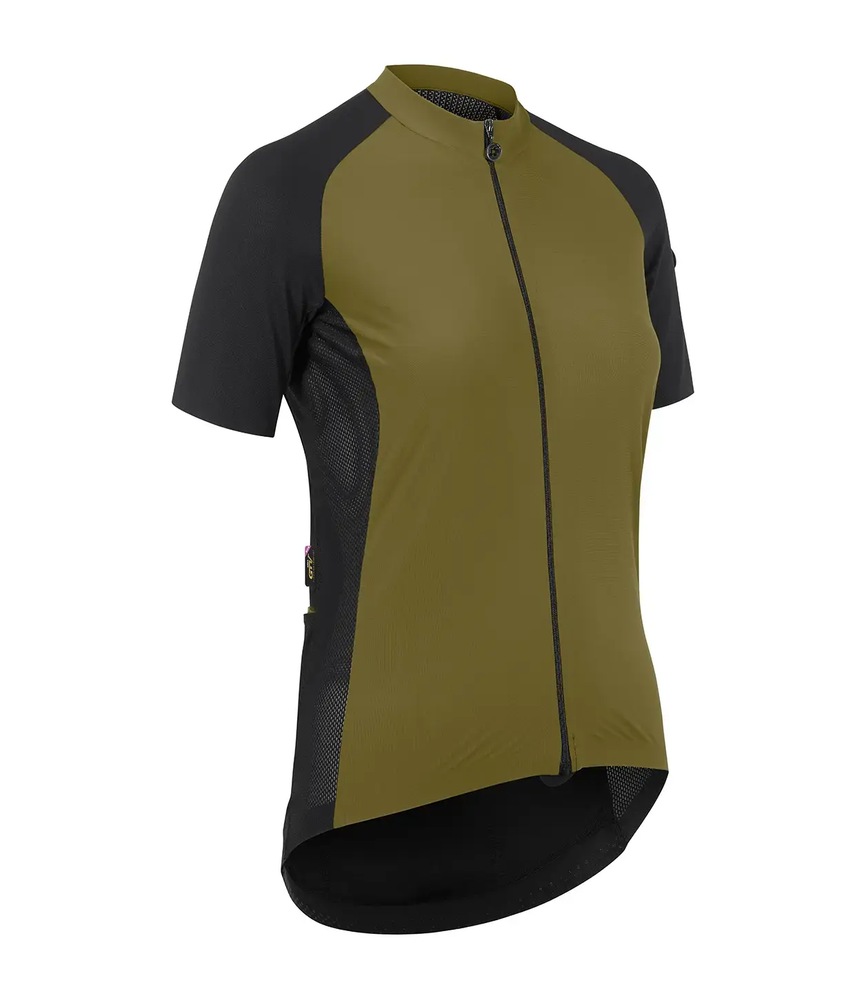 Assos UMA GTV C2 Fietsshirt Korte Mouwen Bruin/Groen Dames