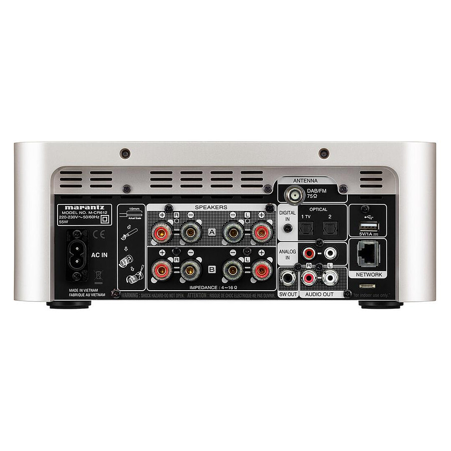 Marantz Melody X M-CR612 Argent/Or + Cabasse Antigua MT32 Noyer
