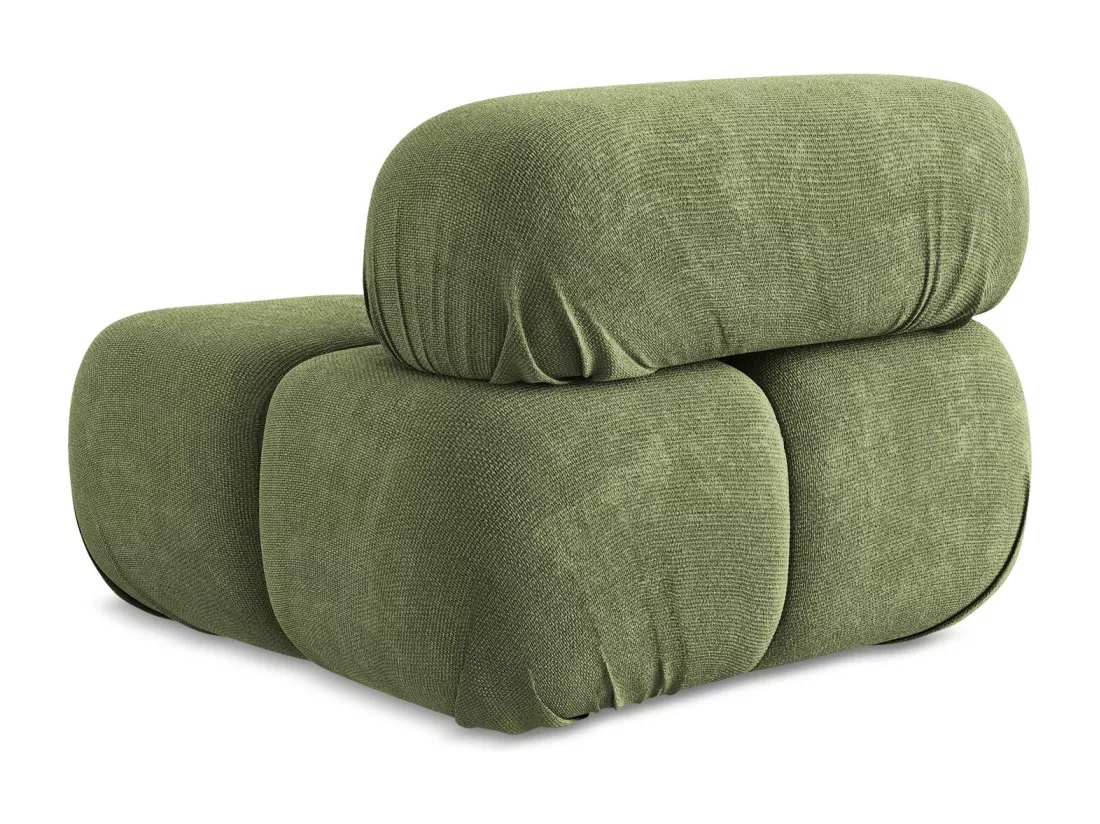 Fauteuil en Chenille - vert - LOKUA