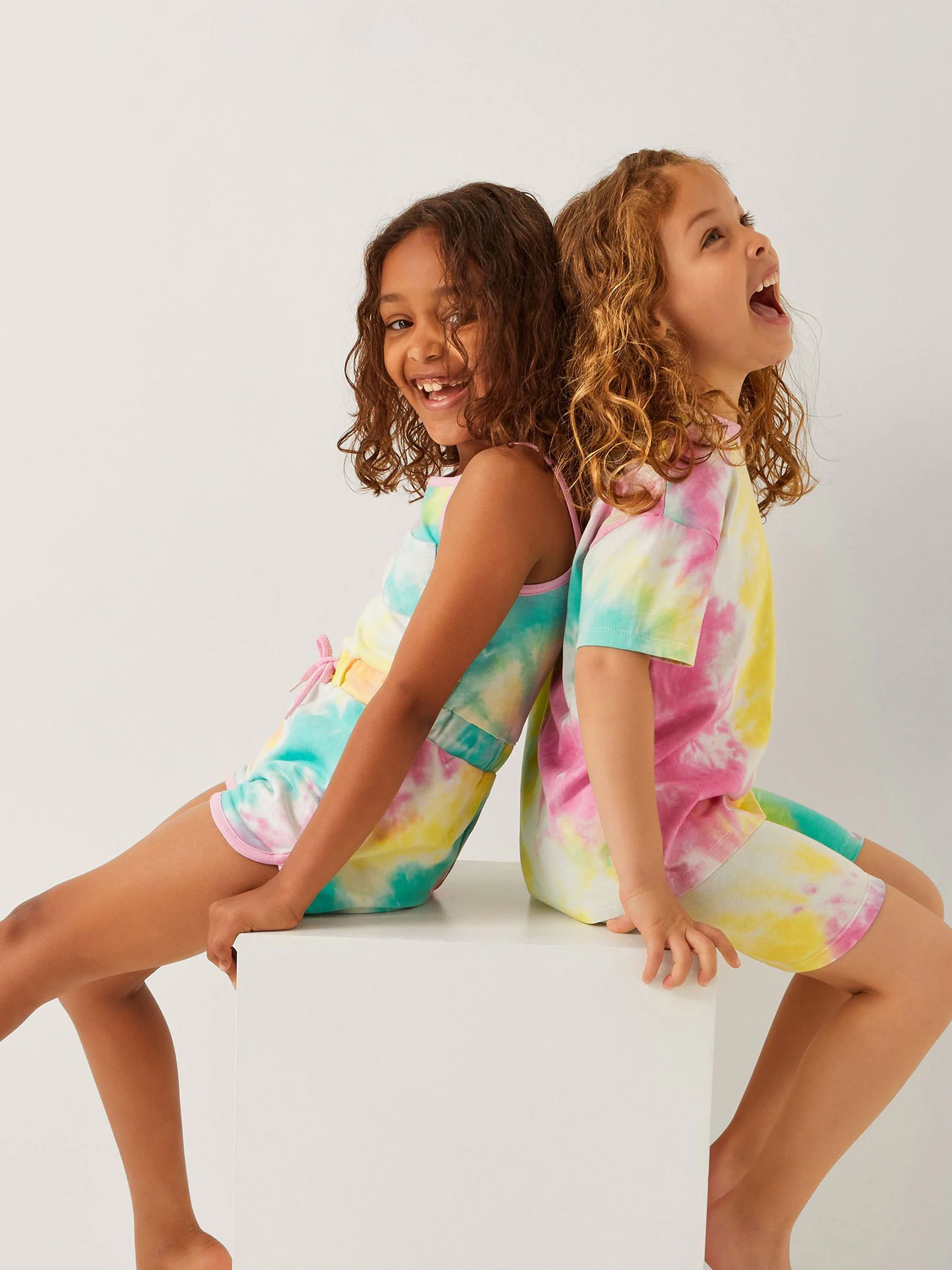 Monsoon Tie-Dye Cycle Shorts
